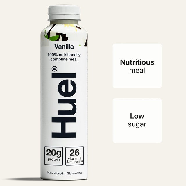 Huel Vanilla meal replacement shake 500ml, UK version