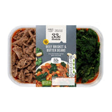 M&S Rindfleischbrust mit Tomaten und Bohnen, importiert aus Großbritannien