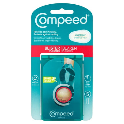 Compeed Underfoot Blister Plasters Foot Blister Plasters Pack of 5