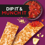 Ryvita Three Cheese Flatbread Crackers 125g, imported from the UK