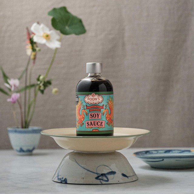 Poon's London Premium First Extract Soy Sauce 250ml, imported from the UK