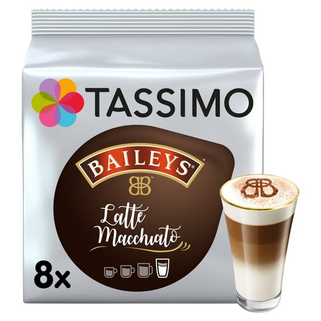 Tassimo Baileys Latte Macchiato coffee pods 8 pack (British brand)