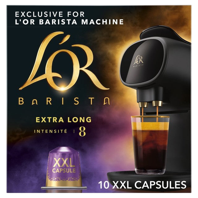 L'OR Barista Extra Long XXL coffee pods 10 pack, UK version