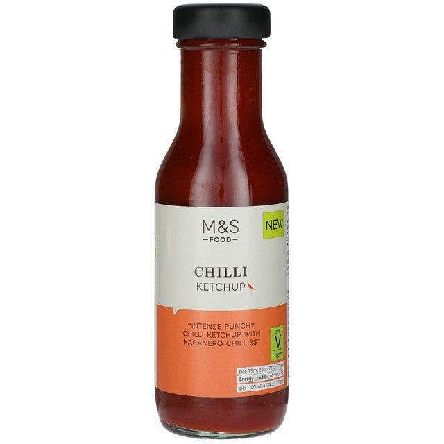 M&S Chilli Ketchup 250g, imported from the UK