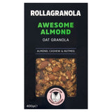 Rollagranola Awesome Almond Oat Granola 400g, imported from the UK