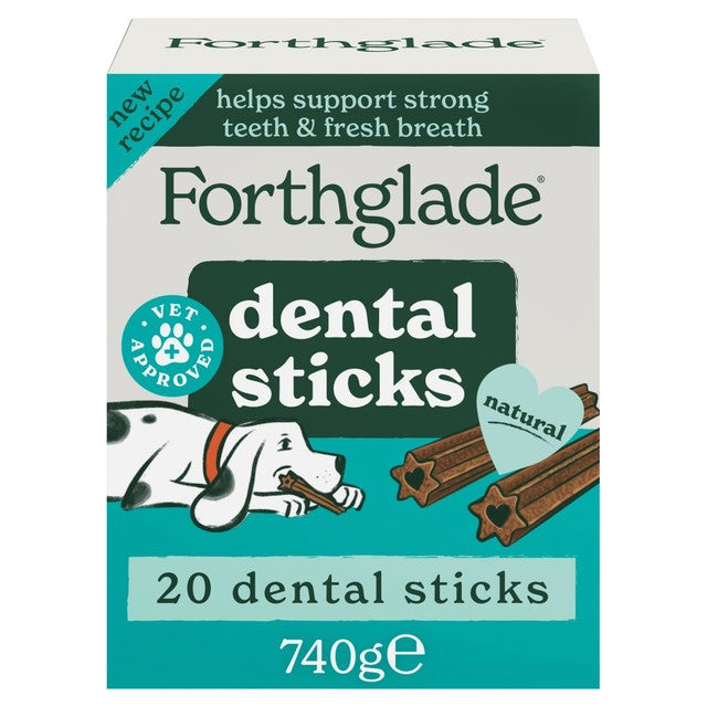 Forthglade Natural Grain-Free Plant-Based Dental Sticks 20 per pack - British product
