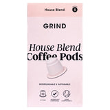 Grind House Blend coffee pods 10 pack - British product