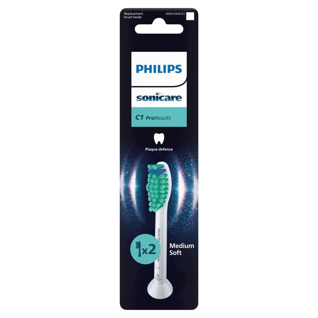 Philips Sonicare C1 ProResults brush head 2 pack, imported from the UK