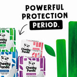 Cheeky Panda bamboo core night pads 10 pack 350mm (British brand)