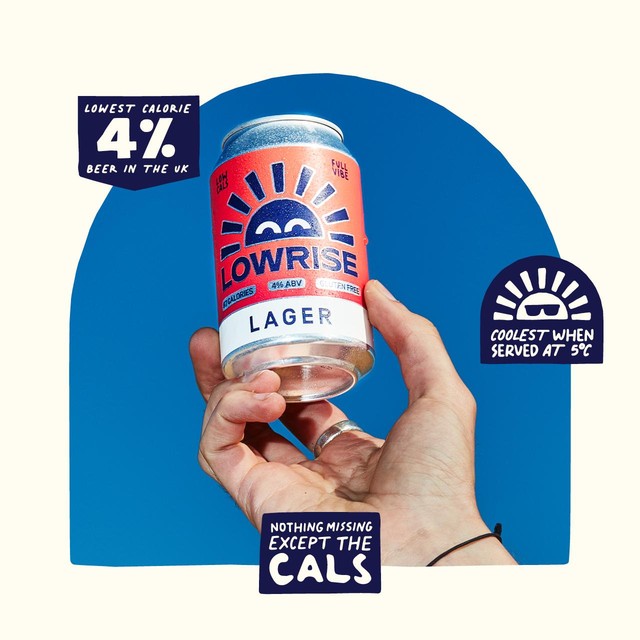 Lowrise low alcohol lager 330ml, UK version