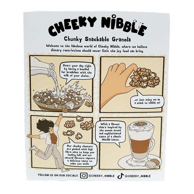 Cheeky Nibble Vanilla Latte Granola 460g - British product