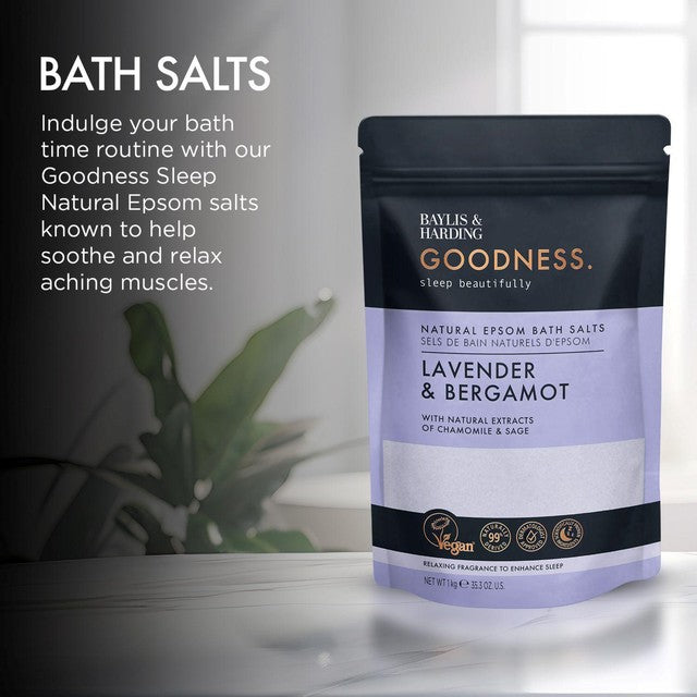 Baylis & Harding Epsom bath salts Lavender & Bergamot 1kg - British product