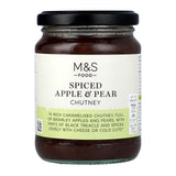 M&S Spiced Apple & Pear Chutney 320g, imported from the UK