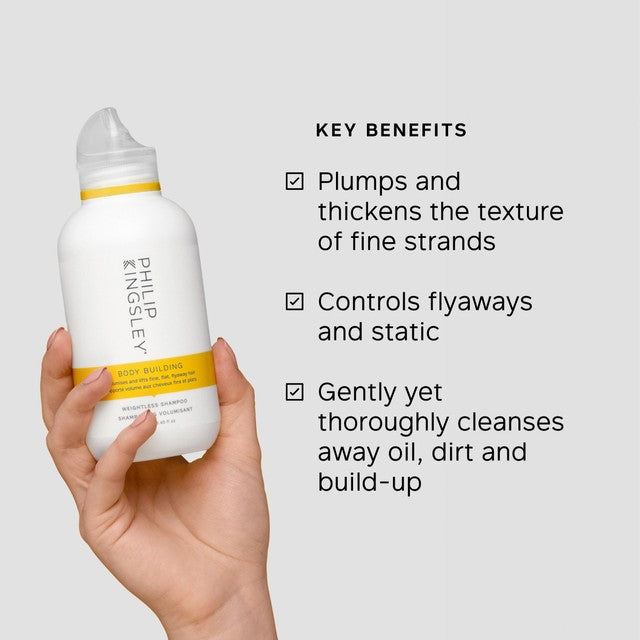 Philip Kingsley Body Building Weightless Shampoo 250ml, imported from the UK