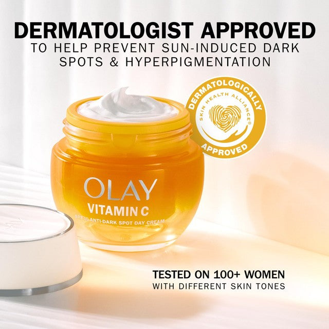 Olay Vitamin C Day Cream SPF 30 50ml, imported from the UK