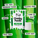 Cheeky Panda Natural Bamboo Toilet Tissue
