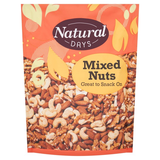 Natural Days mixed nuts 200g, imported from the UK