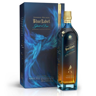 M&S Johnnie Walker Blue Label Ghost & Rare Glenury Royal Limited Edition Blended Scotch Whisky 70cl- Buy online at McGrocer