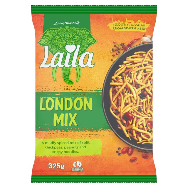 Laila London Mix snack mix 325g, UK version
