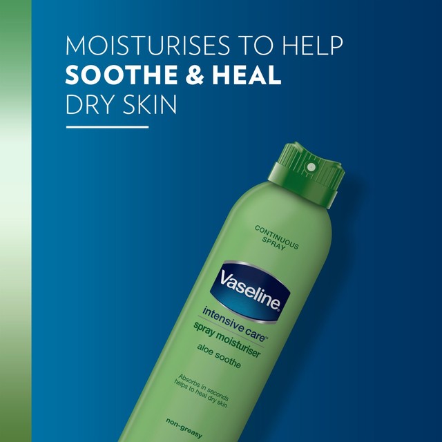 Vaseline Aloe Soothe spray moisturiser 190ml (British brand)