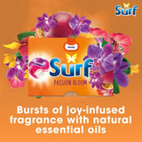 Surf Passion Bloom laundry detergent capsules 51 washes (British brand)