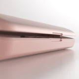 Ordo Sonic+ electric toothbrush with charging travel case in Rose Gold, imported from the UK