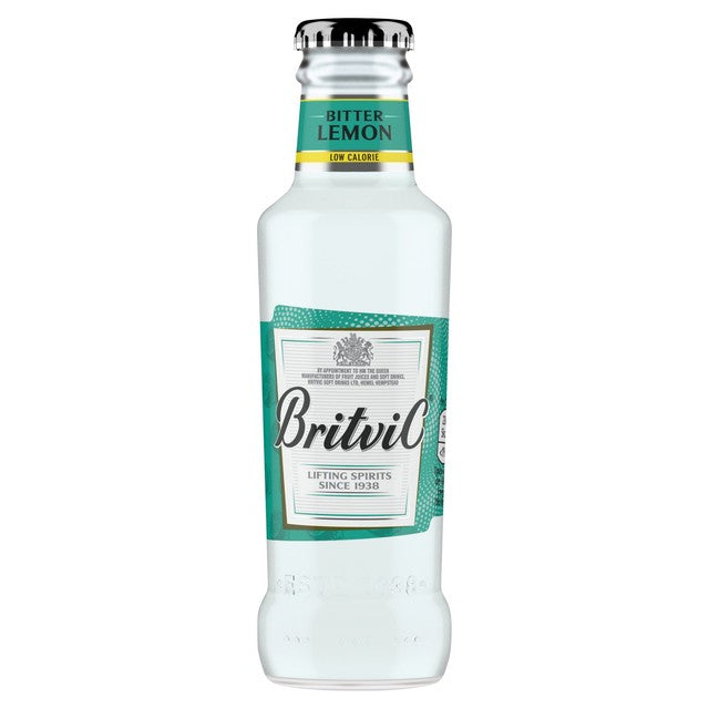 Britvic Bitter Lemon soft drink 24 x 200ml - British product