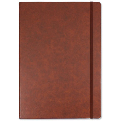 M&S Sinclairs Silvine A4 Executive Soft Feel Notebook Tan 160 Seiten - Online bei McGrocer kaufen