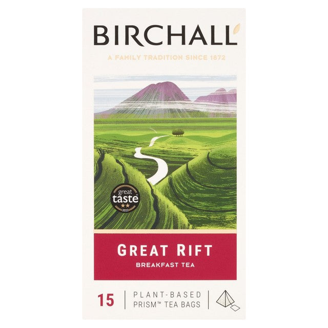 Birchall Great Rift Breakfast Blend black tea bags 15 bags - British product