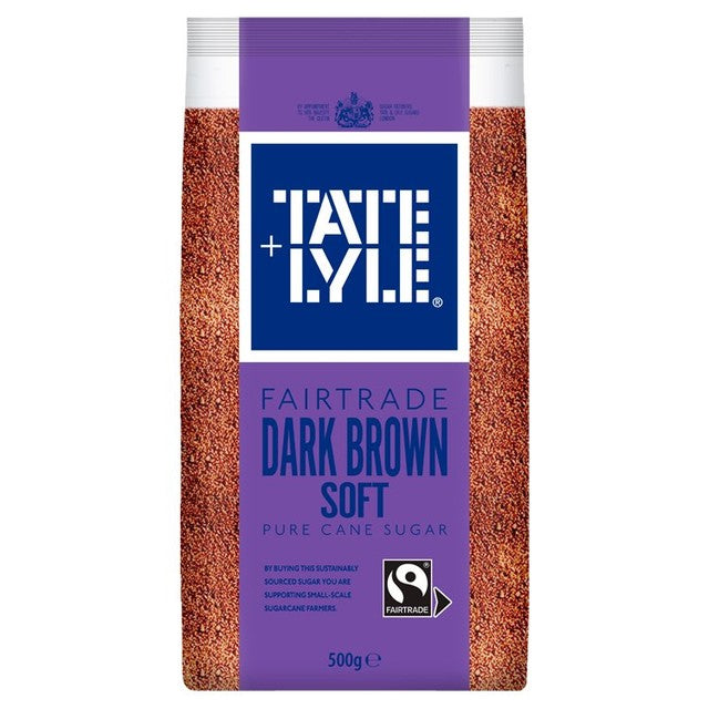 Tate & Lyle dark brown soft sugar 500g (British brand)