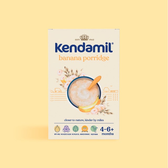 Kendamil banana baby porridge 150g, UK version