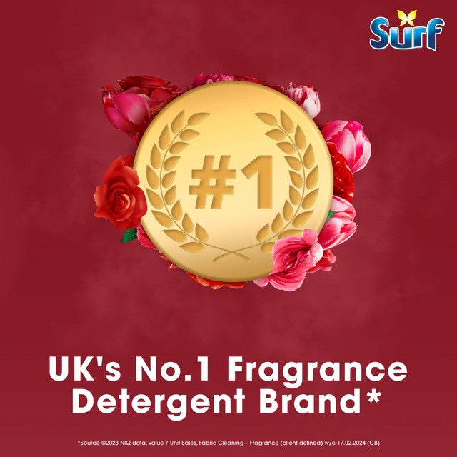 Surf Peony & Rose laundry detergent 648ml (British brand)