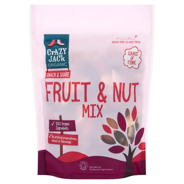 Crazy Jack organic fruit and nut mix 200g - British product