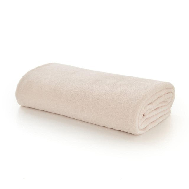 Deyongs Snuggle Touch Throw ivory 140 x 180cm - British product