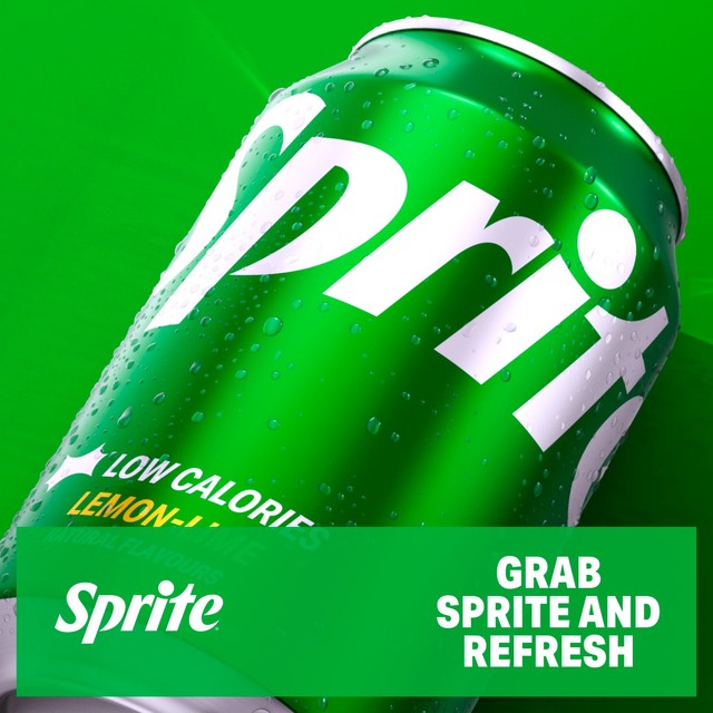 Sprite, boisson gazeuse citron-lime, 24 x 330 ml (marque britannique)