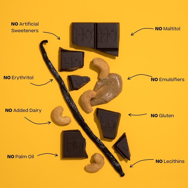 HU Master cashew butter and vanilla bean dark chocolate bar 60g, UK version