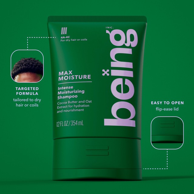 Being Max Moisture Intense Moisturising Shampoo, UK version