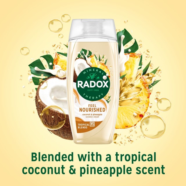 Radox Feel Nourished Shower Gel coconut and pineapple, UK version