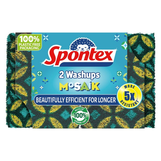 Spontex Mosaik Washups sponge scourers imported from the UK (British brand)