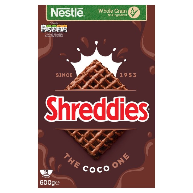 Nestlé Shreddies Coco Schokoladenmüsli 600g (britische Marke)