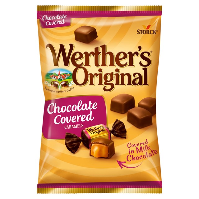 Werther's Original chocolate covered caramels 100g (British brand)