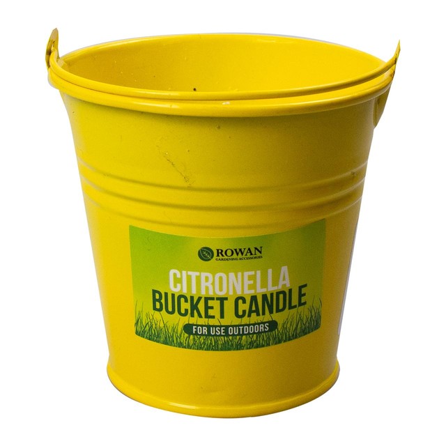 Rowan citronella bucket candle 172g - British product