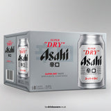 Asahi Super Dry Lagerbier, 6 x 330 ml Dosen – Britisches Produkt