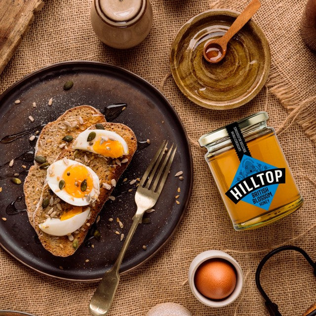 Hilltop Honey British Blossom set honey 340g, UK version