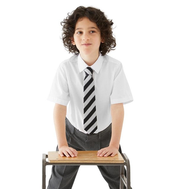 M&S boys regular fit school shirt 3-pack size 3-4 Y, imported from the UK