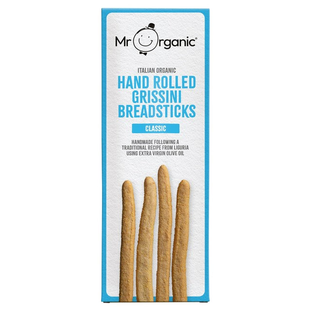 Mr Organic Classic Grissini breadsticks 150g, imported from the UK