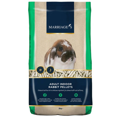 Marriages voksen innendørs kaninfôrpellets 2 kg