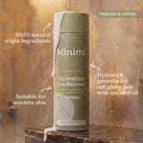 Miniml hydrating coconut hair conditioner, British brand