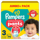 Pampers Nappy Pants Premium Protection 3, imported from the UK