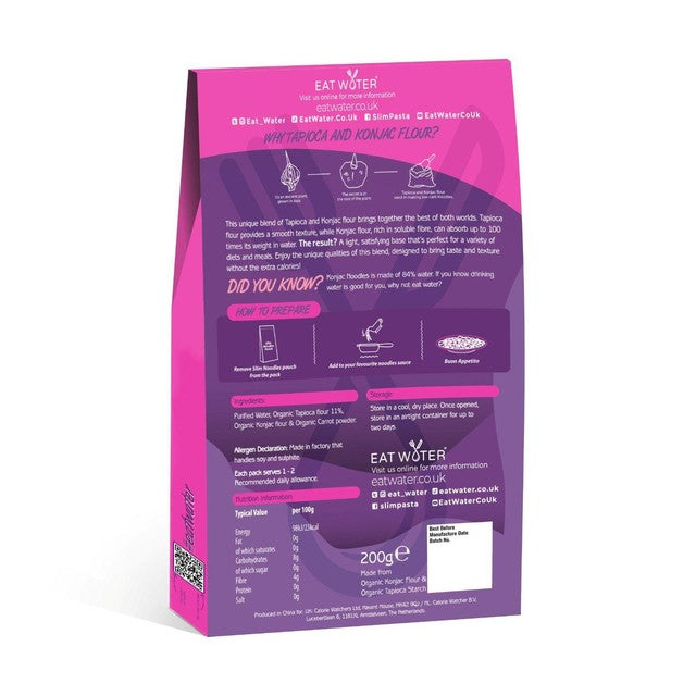 Eat Water Slim Noodles Thai Style 200g - British product